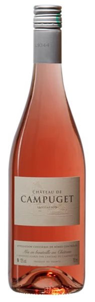 Chateau de Campuget Invitation' Syrah Grenache Rose 2024 75cl