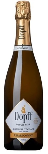 Dopff au Moulin Cremant Chardonnay Brut Nature, Sans Soufre Ajoute 2020 75cl