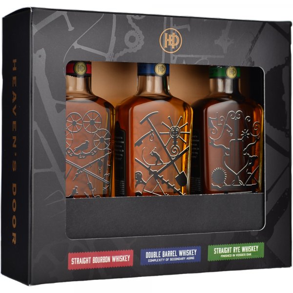 Heavens Door Trilogy Whiskey Gift Set 3 x 20cl