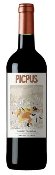 Les Vignobles St Didier Parnac Malbec Syrah Picpus, Comte Tolosan 2023 75cl