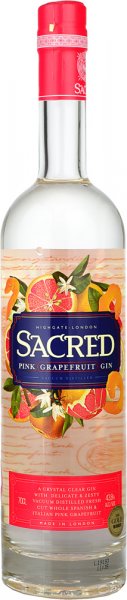 Sacred Pink Grapefruit Gin 70cl
